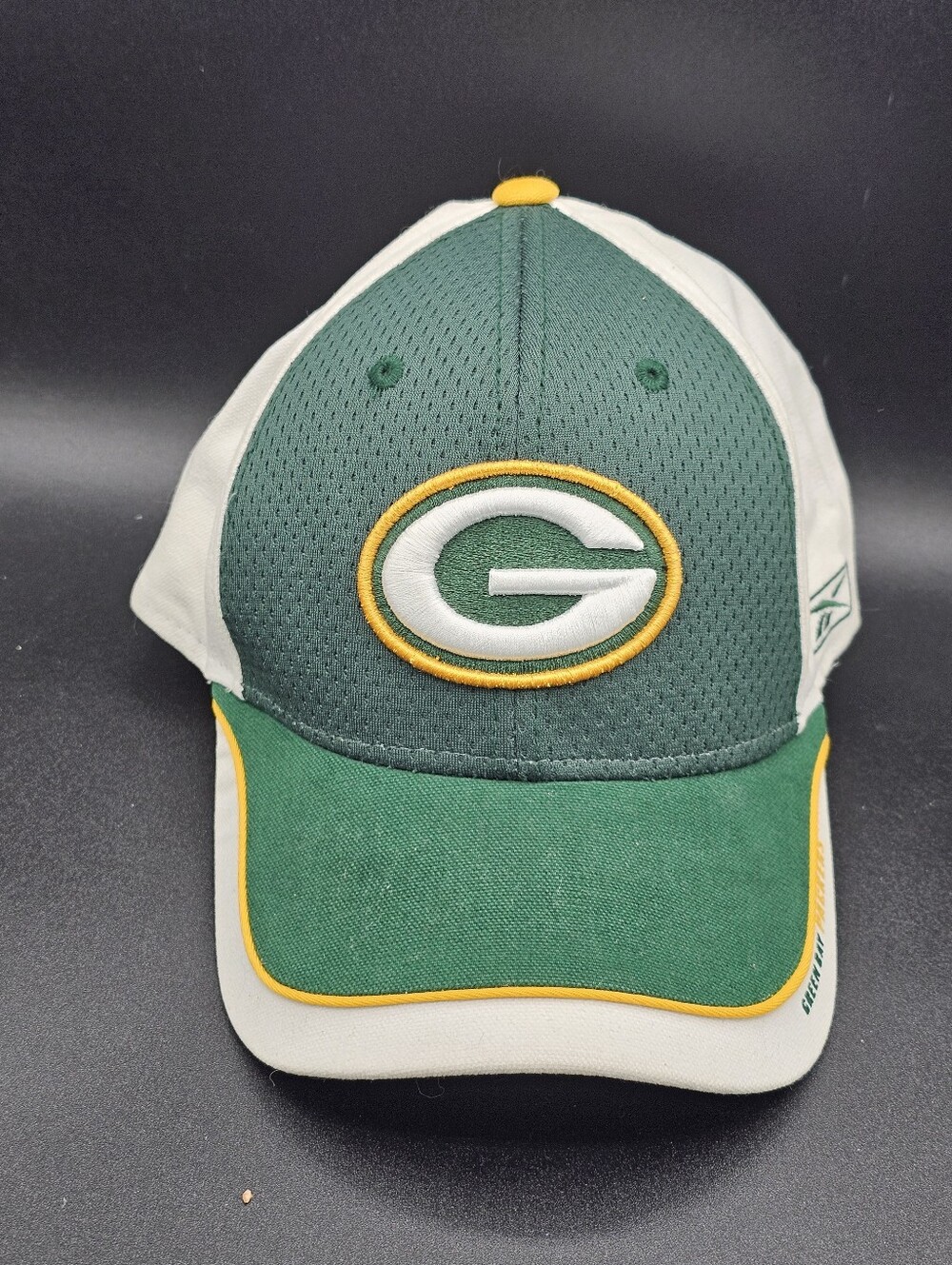 ​Vintage Green Bay Packers Hat Reebok NFL Equipment Mesh Strapback Cap Y2K Mens